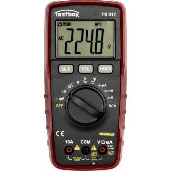 Testboy TB317 digitálny multimeter CAT IV 1000 V True RMS 6000 Counts 61413000