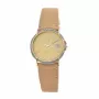 TETRA dámske hodinky 113-C 32mm strieborný ciferník čierny kožený remienok