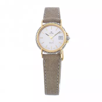 TETRA dámske hodinky 114-R 23mm strieborná oceľ quartz analógové