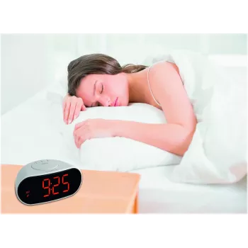TFA 60.2505 rádiové hodiny s ukazovateľom teploty - biele
