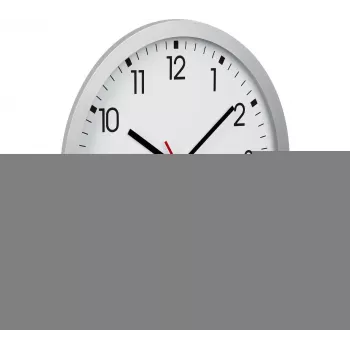 TFA 60.3522.02 rádiové nástenné hodiny strieborné