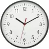 TFA 60.3550.01 rádiové nástenné hodiny 24,5 cm x 4,2 cm čierne