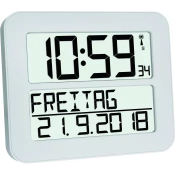 TFA 60.4512.02 TIMELINE MAX rádiový budík biely