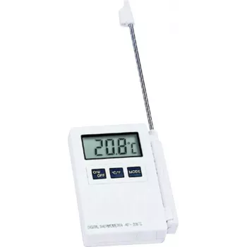 TFA Dostmann 30.1015 izbový teplomer hygrometer s Max/Min pamäťou, biela/strieborná