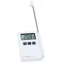TFA Dostmann 30.1015 izbový teplomer hygrometer s Max/Min pamäťou, biela/strieborná
