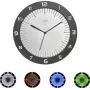 TFA LUMOCLOCK rádiové nástenné hodiny s farebným osvetlením, digitálny LCD, 7 farieb, vnútorná teplota, budík, funkcia odloženia, 12/24H, DCF-77