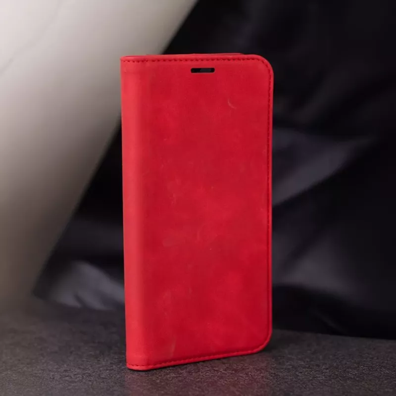 TFO Smart Suede puzdro pre Samsung Galaxy A52 4G / A52 5G / A52S 5G červená
