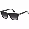 THE MARC JACOBS MARC846S807 pánske hranaté slnečné okuliare - čierny acetátový rám, sivé polykarbonátové sklá, UV400 ochrana
