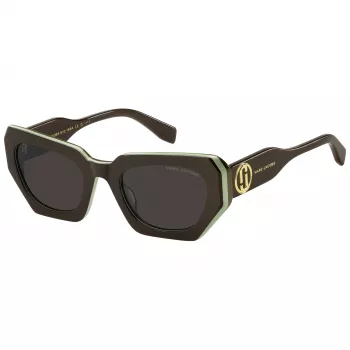 THE MARC JACOBS dámske slnečné okuliare MARC851/S - acetátový rám Cat-Eye, sivé gradientové sklá, 52 mm