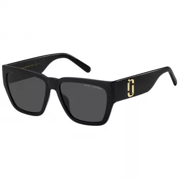 THE MARC JACOBS dámske slnečné okuliare MARC646S807 - hranaté acetátové obruby, sivé gradientové šošovky, UV400 ochrana, šírka šošovky 57 mm
