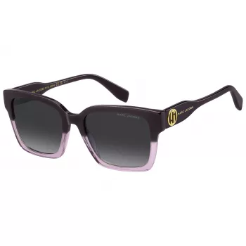 THE MARC JACOBS dámske slnečné okuliare MARC814SB3V - čierny acetátový rám, sivé gradientové sklá, 53 mm