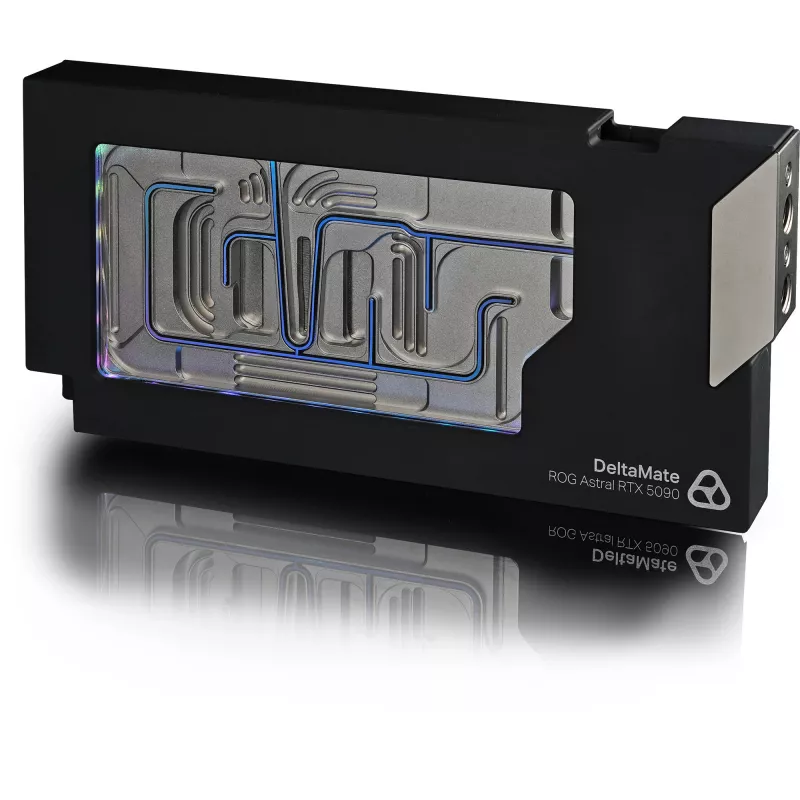 Thermal Grizzly DeltaMate GPU vodný blok pre Astral RTX 5090, ARGB, s backplate – akryl, čierny