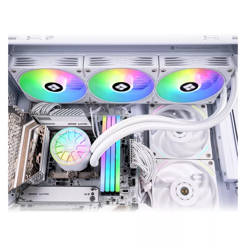 Thermalright Aqua Elite V6 RGB 360mm biely all-in-one kvapalinový chladič CPU