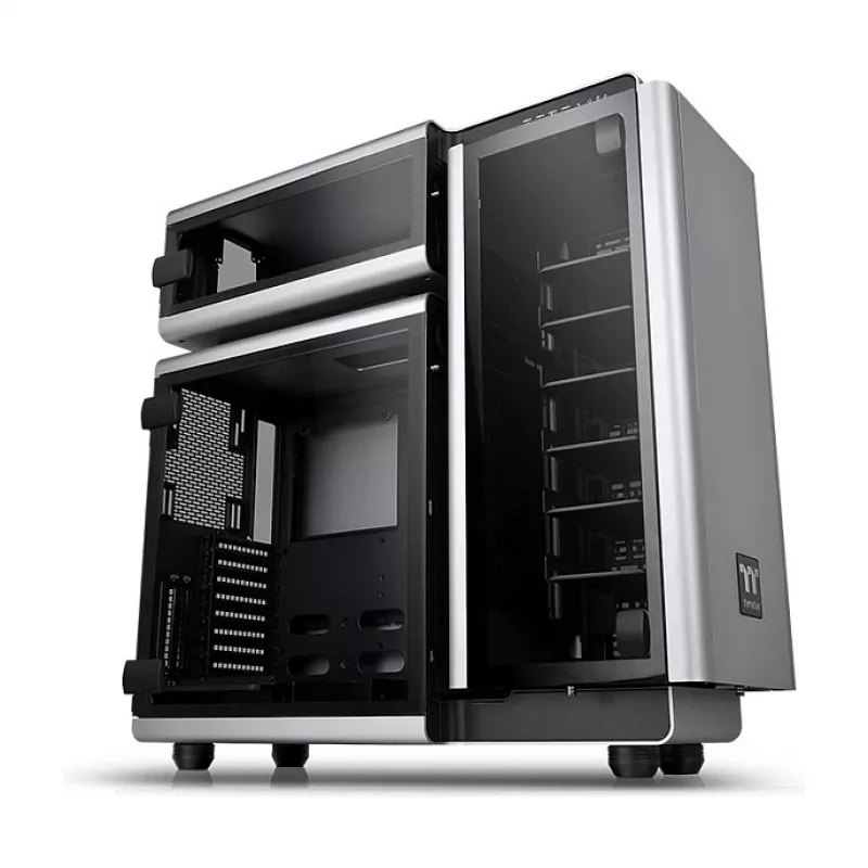 Thermaltake Level 20 Tempered Glass Edition Full Tower skriňa, sivá/čierna, ARGB ventilátory