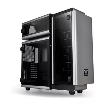 Thermaltake Level 20 Tempered Glass Edition Full Tower skriňa, sivá/čierna, ARGB ventilátory