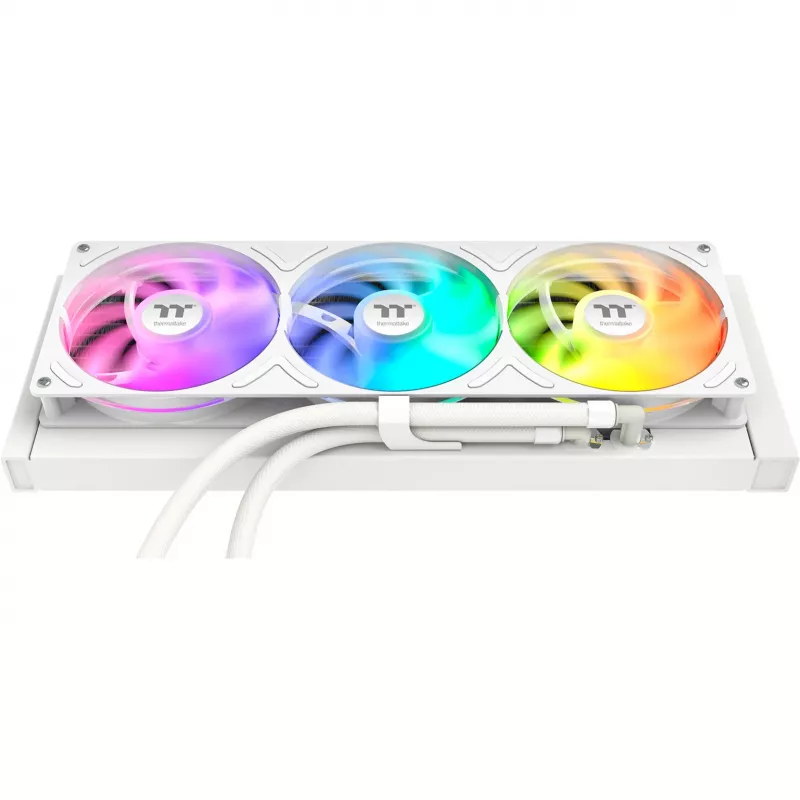Thermaltake ST360 Ultra Snow 360 mm Vodné chladenie All-in-One, 7-palcový IPS LCD, biele