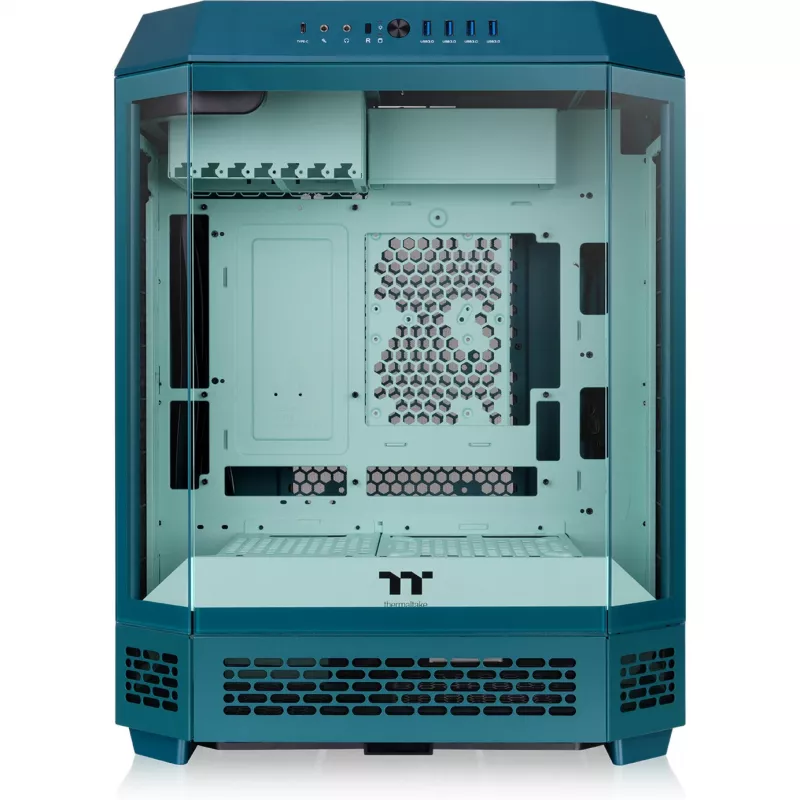 Thermaltake The Tower 600 Transformative Teal Full Tower skriňa, 3x tvrdené sklo, E-ATX, USB-C