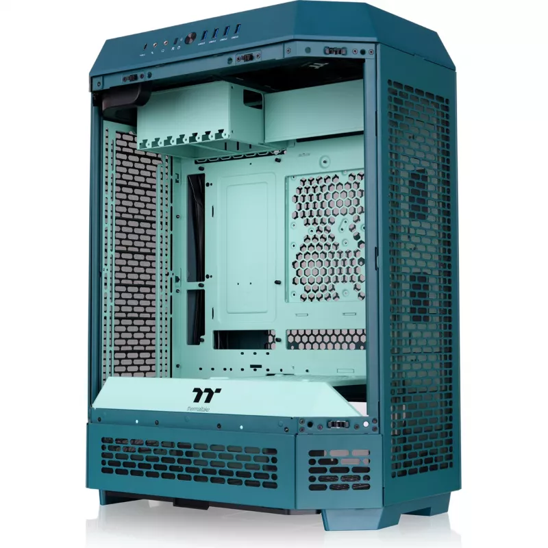 Thermaltake The Tower 600 Transformative Teal Full Tower skriňa, 3x tvrdené sklo, E-ATX, USB-C