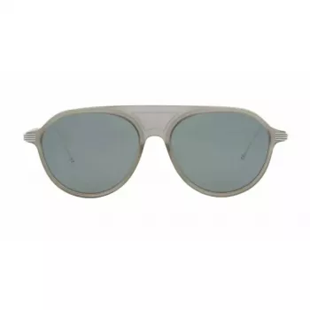 Thom Browne TB809BGRYSLV5 unisex slnečné okuliare - sivý rám, postriebrené zrkadlové sklá, 55/18/145 mm