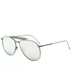 Thom Browne unisex TB015LTDBLKGR aviator slnečné okuliare 62/15/144 mm