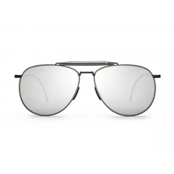 Thom Browne unisex TB015LTDBLKGR aviator slnečné okuliare 62/15/144 mm