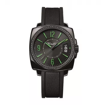 THOMAS SABO MAN WA0106-208-20 hodinky 40,5 mm čierna iónovo plátovaná nerezová oceľ quartz chronograf