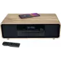 Thomson MIC300IBT 60W micro Hi-Fi systém s Bluetooth, CD, FM rádiom, USB, Qi bezdrôtovým nabíjaním - čierna/drevo TH388657