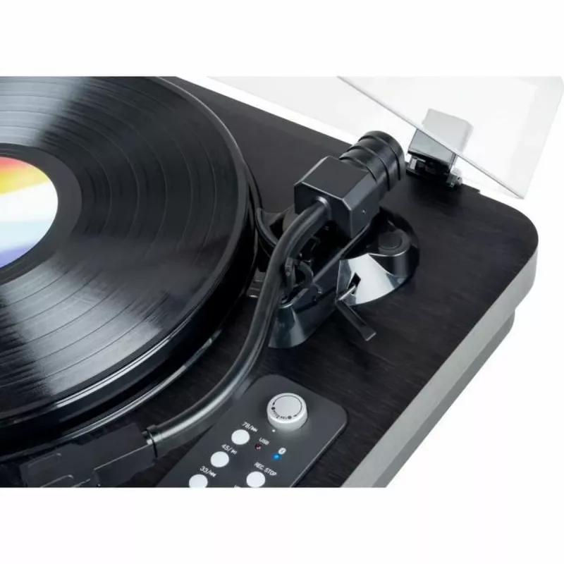 THOMSON TT650BT gramofón s vstavanými reproduktormi, nahrávanie na USB, čierny