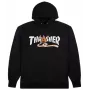 Thrasher x Toy Machine mikina s kapucňou Pyramid čierna L
