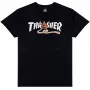 Thrasher x Toy Machine tričko Pyramid čierna M