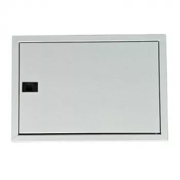 TIBOX AS116 nástenný rozvádzač 440x300x115mm, 16 modulov, transparentné dvere, interiér