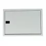 TIBOX AS116 nástenný rozvádzač 440x300x115mm, 16 modulov, transparentné dvere, interiér
