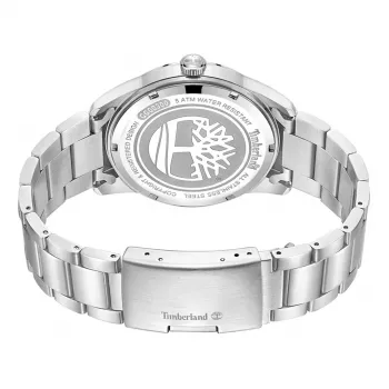 Timberland pánske analógové quartzové hodinky TDWGG0030001 45mm puzdro z nerezovej ocele hnedý kožený remienok
