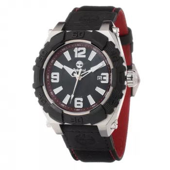 Timberland pánske Henniker II analógové quartz hodinky 45 mm modrý ciferník hnedý kožený remienok 13321JS-12PNN