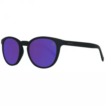 Timberland pánske TB9128-5305D obdĺžnikové slnečné okuliare - matný čierny rám, zelené sklá, 53 mm