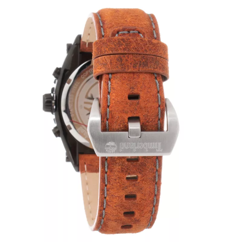 TIMBERLAND pánske hodinky Henniker II 13331JSTB2PN 45 mm nerezová oceľ koža