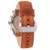 Timberland pánske hodinky TBL1331JS-02C 45 mm oceľ quartz analógové čierny ciferník hnedý kožený remienok