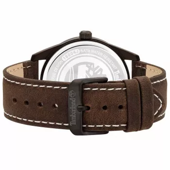 TIMBERLAND pánske hodinky TBL16004JYU03 43mm modrý ciferník hnedý kožený remienok