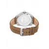 Timberland pánske hodinky TDWGF2200903 45 mm nerezová oceľ hnedá koža