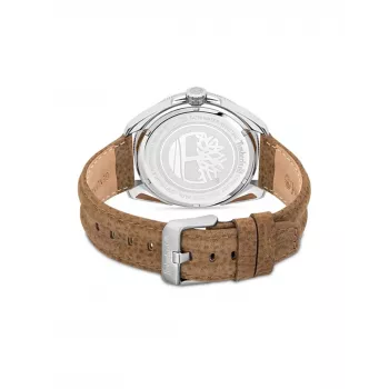 Timberland pánske hodinky TDWGF2200903 45 mm nerezová oceľ hnedá koža