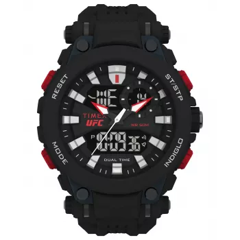 TIMEX pánske digitálne quartzové hodinky TW5M52800 50mm puzdro zo živice čierny remienok zo živice