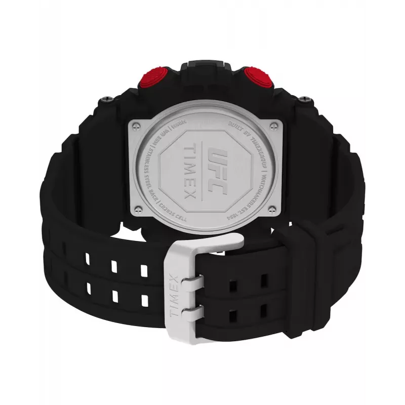 TIMEX pánske digitálne hodinky quartz TW5M53700 50 mm čierna živica silikón