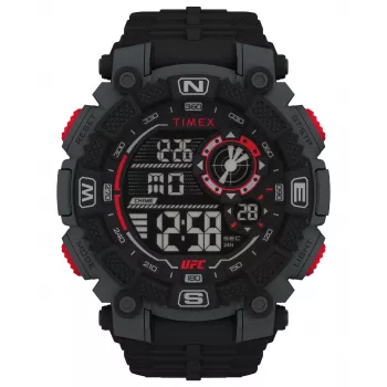 TIMEX pánske digitálne hodinky quartz TW5M53700 50 mm čierna živica silikón