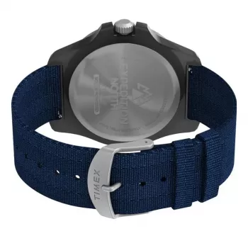 TIMEX pánske Expedition North Field Post Solar hodinky TW2V40300 – 46mm ušľachtilá oceľ, zelený ciferník, hnedý kožený remienok, solárny quartz