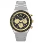 Timex pánske TW2W64200 quartz hodinky s hnedým koženým remienkom a čiernym ciferníkom, 40 mm