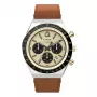 Timex TW2W64400 pánske poľné náramkové hodinky 42mm čierny ciferník hnedý kožený remienok