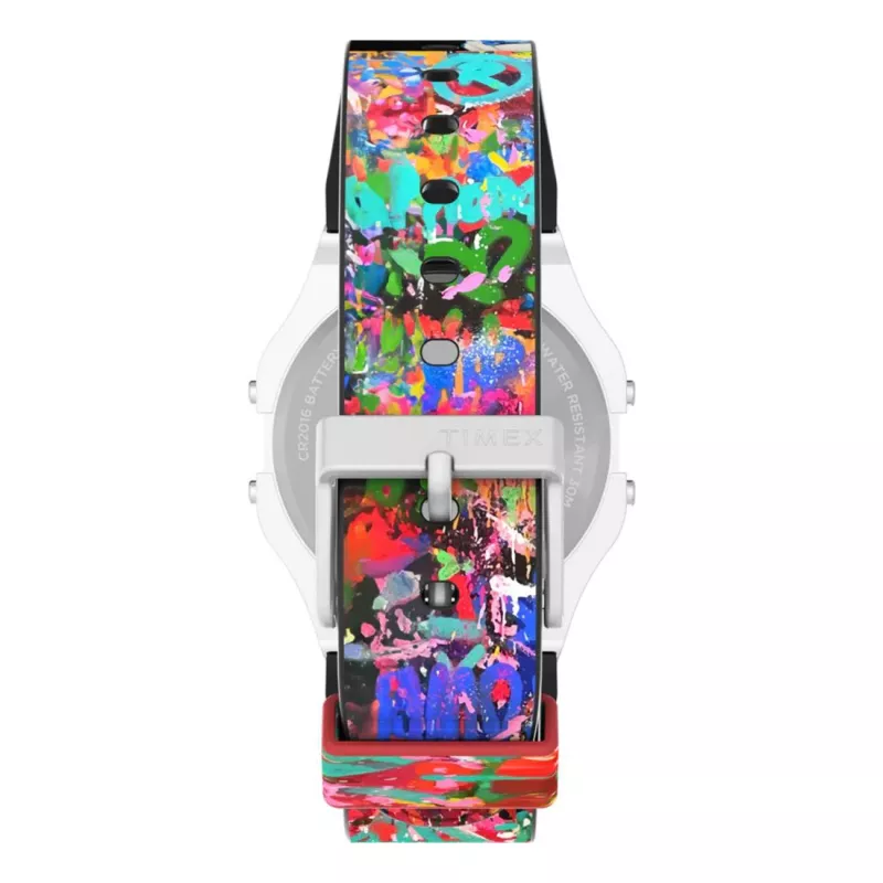 Timex unisex TW2Y46800 34mm strieborno-modré nerezové quartz hodinky