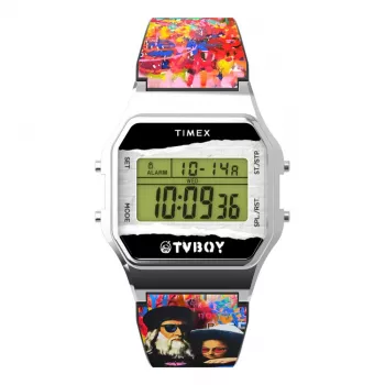 Timex unisex TW2Y46800 34mm strieborno-modré nerezové quartz hodinky