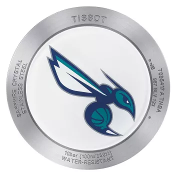 TISSOT PRS 516 pánske švajčiarske quartzové chronografové hodinky 42 mm strieborný ciferník hnedý kožený remienok T095417170373