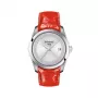 TISSOT T-Classic Couturier dámske hodinky T035210160310 32 mm strieborný ciferník biely kožený remienok